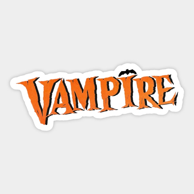 Vampire! Sticker by ElijahBarns